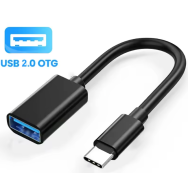 Câble Adaptateur CableXpert USB-C/A 2.0 OTG MF 20cm (Gris) - A-OTG-CMAF2-01 - 1FO