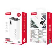 PowerBank  30000mAh D-Power P8287 - 22.5W (Blanc) - 1FO