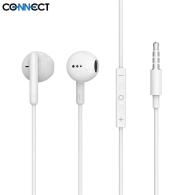 Écouteurs Filaires Jack 3.5mm CONNECT MC-EFBJ01 Blanc - MOB