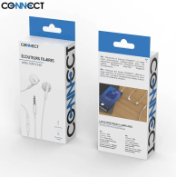 Écouteurs Filaires Jack 3.5mm CONNECT MC-EFBJ01 Blanc - MOB