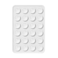 Support Ventouse Silicone Universel pour Smartphone Blanc - MOB