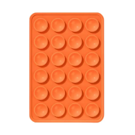 Support Ventouse Silicone Universel pour Smartphone Orange - MOB