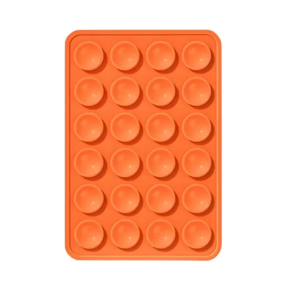 Support Ventouse Silicone Universel pour Smartphone Orange - MOB Support Ventouse Silicone Universel pour Smartphone Orange - MOB