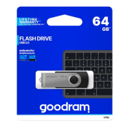 64Go - Clé USB Goodram Flash Drive 2.0 64GB Noir - MOB