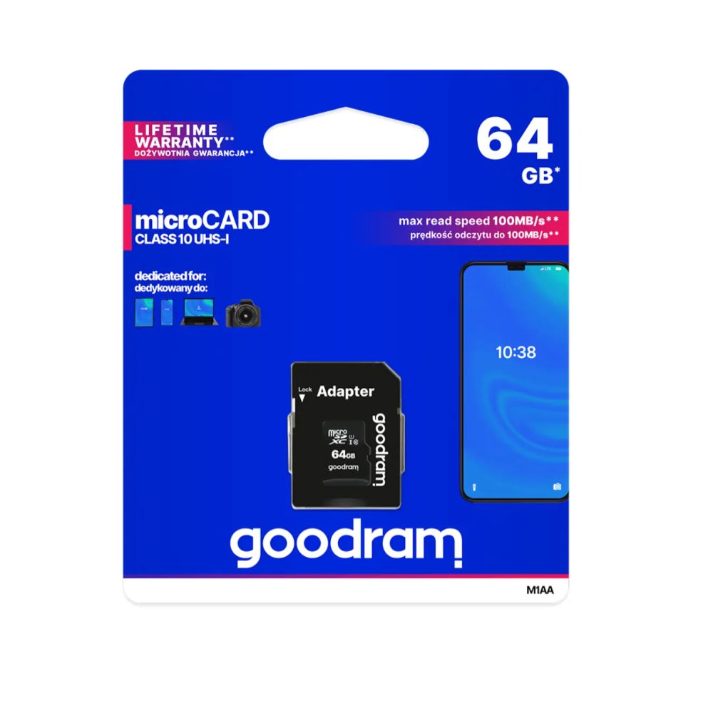 64Go - Carte Mémoire Goodram M1AA-0640R12 - MOB