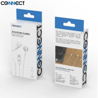 Écouteurs Filaires Lightning CONNECT MC-EFBL01 Blanc - MOB