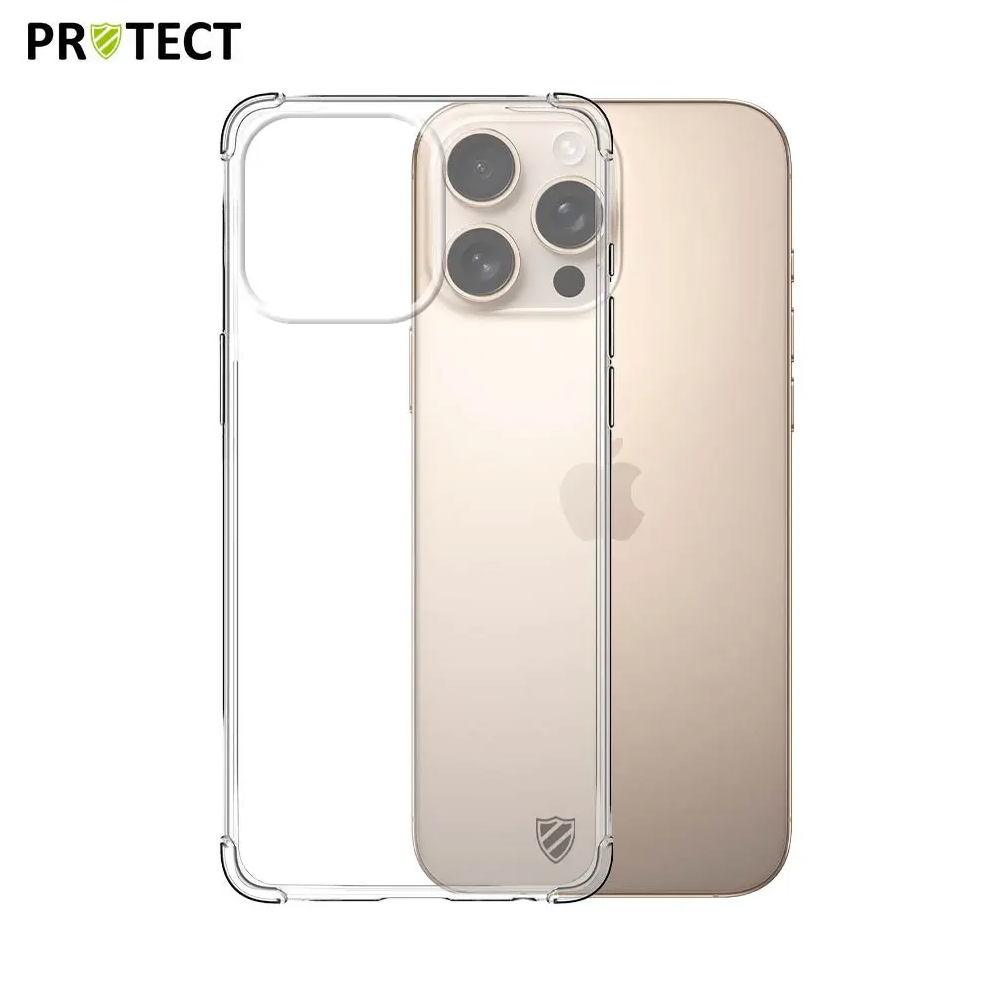 Coque Silicone Renforcée PROTECT pour Apple iPhone 14 Pro Transparent - MOB Coque Silicone Renforcée PROTECT pour Apple iPhone 14 Pro Transparent - MOB