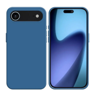 Coque Silicone Compatible pour Apple  iPhone 17 Air Bleu Marine - MOB