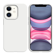 Coque Silicone Compatible pour Apple iPhone 11 Blanc - MOB