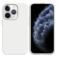 Coque Silicone Compatible pour Apple iPhone 11 Pro Blanc - MOB