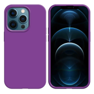 Coque Silicone Compatible pour Apple iPhone 12 Pro Max Mauve - MOB