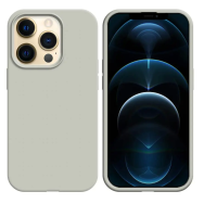 Coque Silicone Compatible pour Apple iPhone 12 / 12 Pro Blanc - MOB