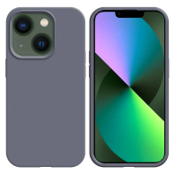 Coque Silicone Compatible pour Apple iPhone 13 Bleu Pastel - MOB