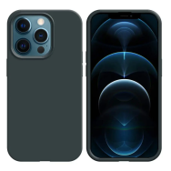 Coque Silicone Compatible pour Apple iPhone 13 Pro Max Noir - MOB