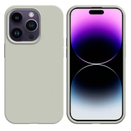 Coque Silicone Compatible pour Apple iPhone 14 Pro Max Blanc - MOB