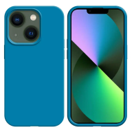 Coque Silicone Compatible pour Apple iPhone 15 Bleu Ciel - MOB