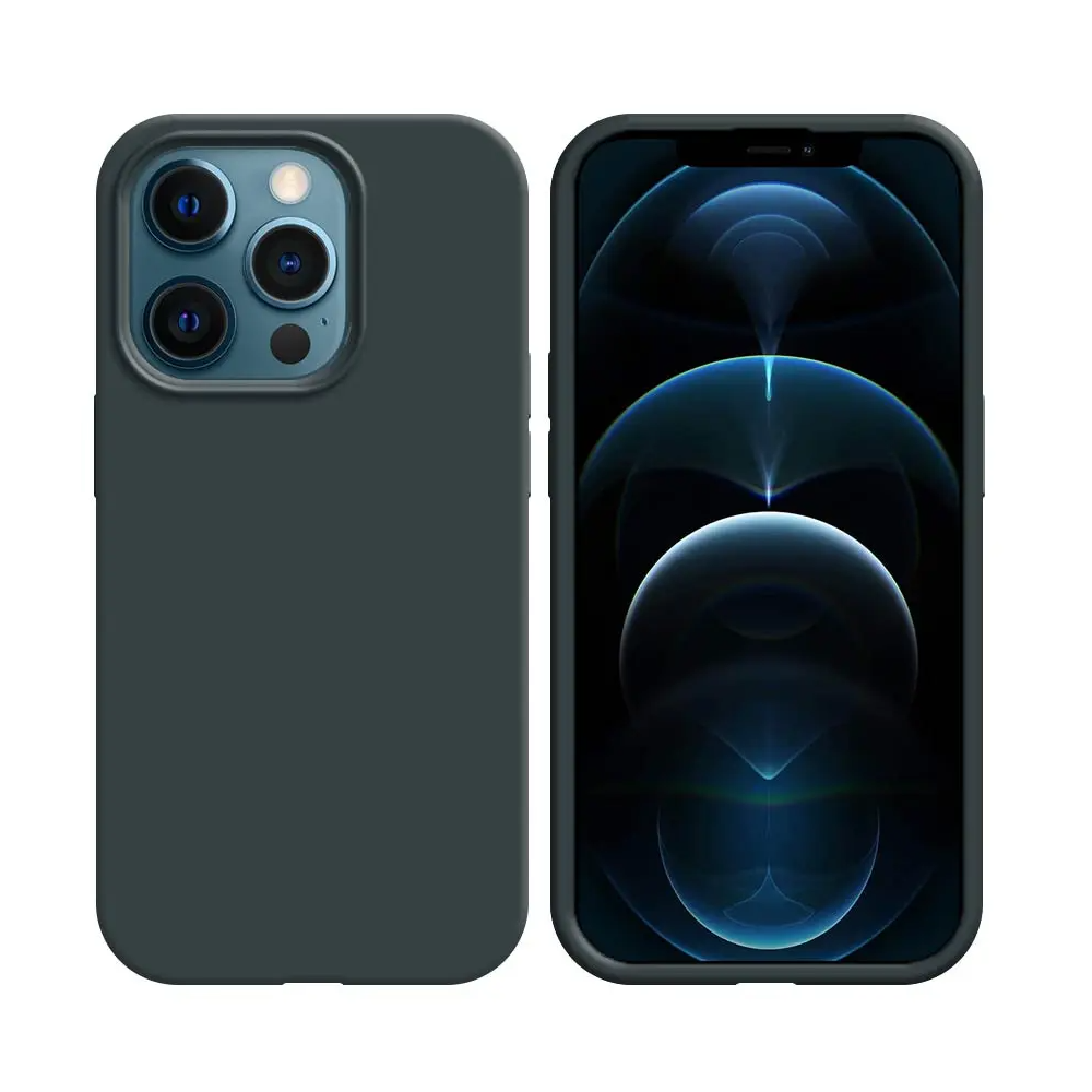 Coque Silicone Compatible pour Apple iPhone 16 Pro Max Noir - MOB Coque Silicone Compatible pour Apple iPhone 16 Pro Max Noir - MOB