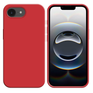 Coque Silicone Compatible pour Apple iPhone 16e Rouge - MOB