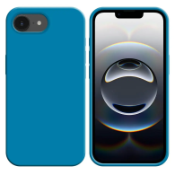 Coque Silicone Compatible pour Apple iPhone 16e Bleu Ciel - MOB