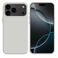 Coque Silicone Compatible pour Apple iPhone 17 Pro Blanc - MOB