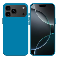 Coque Silicone Compatible pour Apple iPhone 17 Pro Max Bleu Ciel - MOB