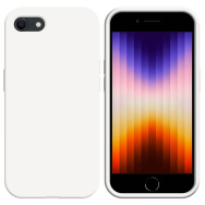Coque Silicone Compatible pour Apple iPhone 7/iPhone 8/iPhone SE (2nd Gen)/iPhone SE (3e Gen) Blanc - MOB