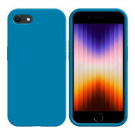 Coque Silicone Compatible pour Apple iPhone 7/iPhone 8/iPhone SE (2nd Gen)/iPhone SE (3e Gen) Bleu Ciel - MOB