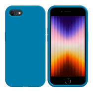 Coque Silicone Compatible pour Apple iPhone 7/iPhone 8/iPhone SE (2nd Gen)/iPhone SE (3e Gen) Bleu Ciel - MOB