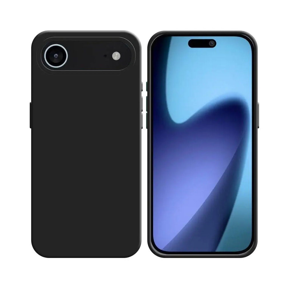 Coque Silicone Compatible pour Apple iPhone Air Noir - MOB