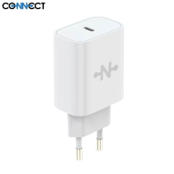 Chargeur Secteur USB-C CONNECT MC-CBC20W 20W Blanc - MOB