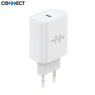 Chargeur Secteur USB-C CONNECT MC-CBC20W 20W Blanc - MOB