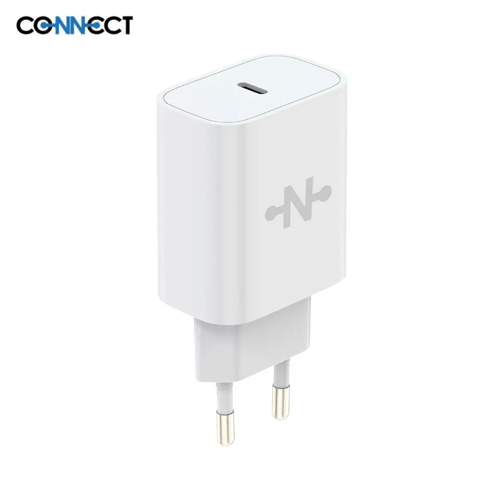 Chargeur Secteur USB-C CONNECT MC-CBC20W 20W Blanc - MOB