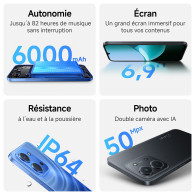 Xiaomi Redmi 15C Noir (4 Go / 128 Go) - MOB