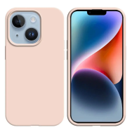 Coque Silicone Compatible pour Apple iPhone 14 (19) Rose Gold - MOB