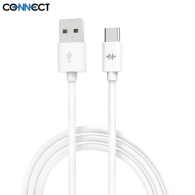 Câble Data USB vers USB-C CONNECT MC-CCB1 15W (1m) Blanc - MOB