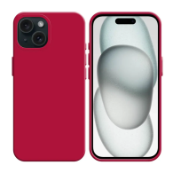 Coque Silicone Compatible pour Apple iPhone 11 Rose Rouge - MOB