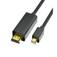 Câble Mini DisplayPort Mâle vers HDMI Mâle - 1,8m - Noir - MOB