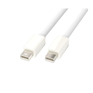 Câble Mini DisplayPort Mâle vers Mini DisplayPort Mâle - 1,8m - Blanc - MOB