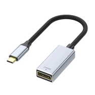 Câble USB-C Mâle vers DisplayPort Femelle 4K/8K (144Hz/60Hz) - 0,25m - MOB