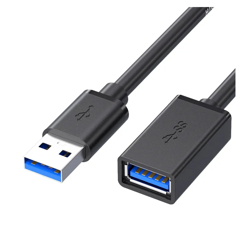 Rallonge Câble USB 3.0 Mâle vers Femelle 2m - Noir - MOB