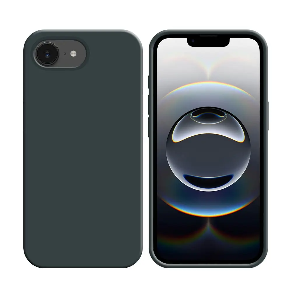 Coque Silicone Compatible pour Apple iPhone 16e/iPhone 17e (18) Noir - MOB