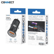 Chargeur allume cigare 33W Connect Type-C PD + USB QC3.0 (MC-CV30W01) - MOB