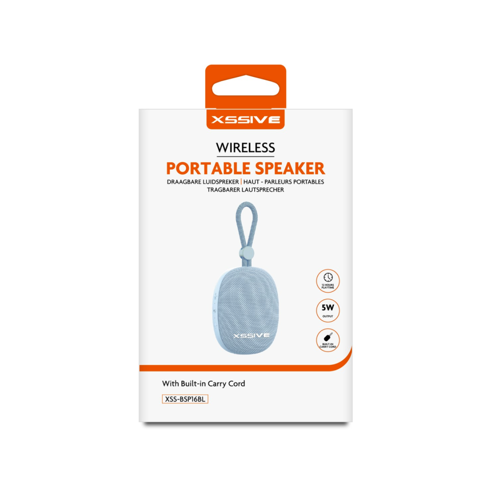 Enceinte Bluetooth Portable XSSIVE XSS-BSP16BL - Bleu - LCDP