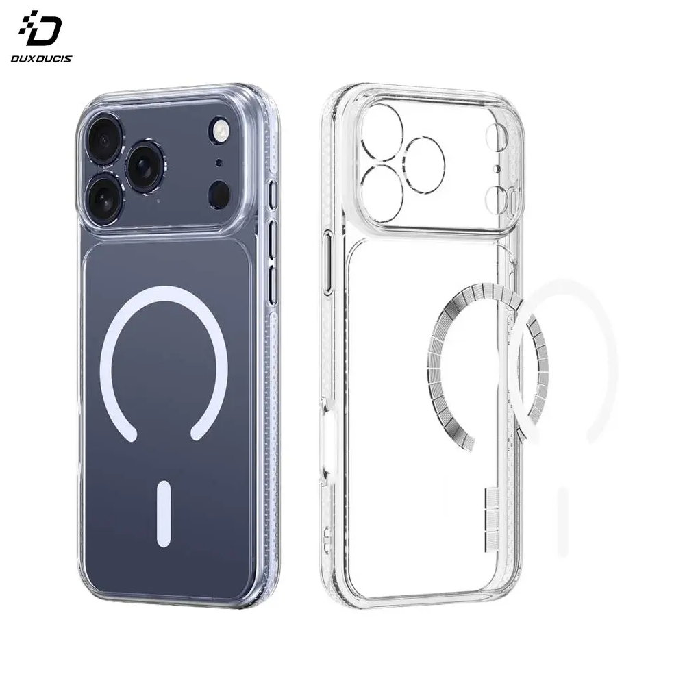 Coque de Protection MagSafe Clin Mag Dux Ducis pour Apple iPhone 17 Pro/iPhone 18 Pro (Open Ring Version) Transparent - MOB