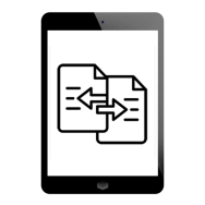 Sauvegarde ou transfert des données - Tablette