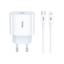 Totu 20W Adaptateur Secteur USB-C + Câble Lightning - CHR