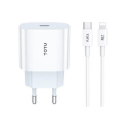 Totu 20W Adaptateur Secteur USB-C + Câble Lightning - CHR