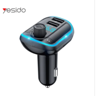 Transmetteur FM Bluetooth & Chargeur Voiture Yesido Y44 - MOB