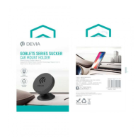 Support de Téléphone à ventouse Devia Circle Série - Noir - LCDP