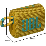 JBL Go 3 Jaune - Enceinte Bluetooth - EXP